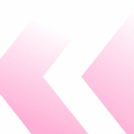 Two large pink chevrons pointing left on a white background, with a gradient that fades to white at the top edges—evoking a sense of seamless navigation and control, reminiscent of remote desktop takeover functionality.